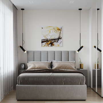 Design of the Master Bedroom in Scandinavian Style