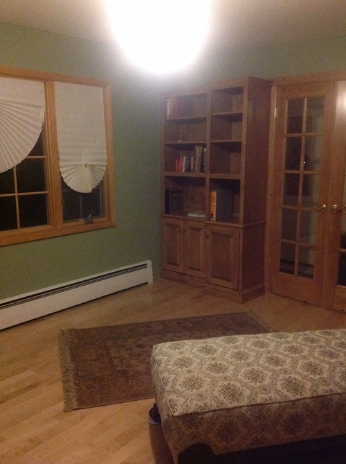 Baseboard heating incorporating it into the look of the room