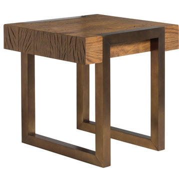 Canto End Table Honey Brown