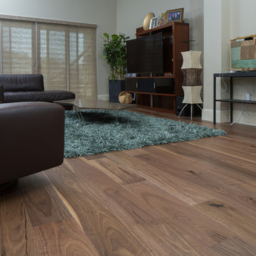Wide plank walnut project
