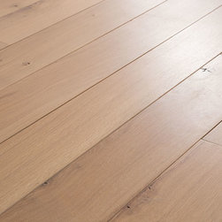 Oiled Character Grade White Oak White Finish - Hardwood Flooring