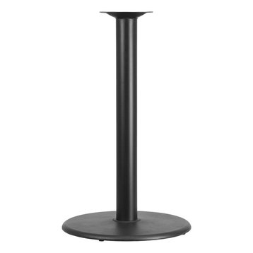 24'' Round Restaurant Table Base With 4'' Diameter Bar Height Column