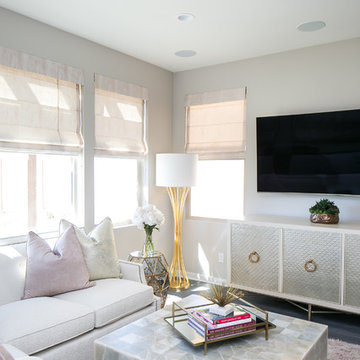 Fuchsia Living Room