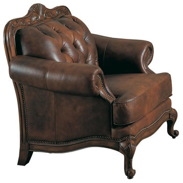 Coaster Victoria Leather Chair