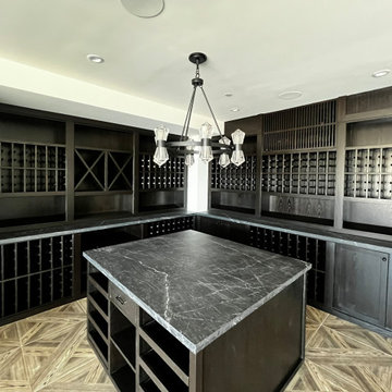 Espresso Finish wine cabinetry