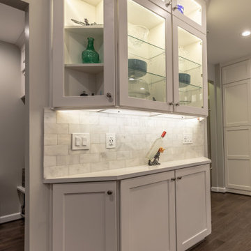 Elegant, Bright and Spacious White Kitchen in Fairfax VA
