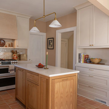 French Country Kitchen Remodel — Plaster Hood, Oak Island & Farmhouse Sink