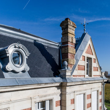 Rénovation totale du toit d'une maison de maître