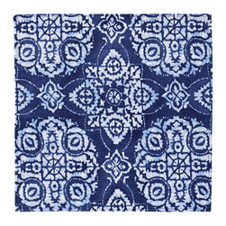Indigo Medallion Accent Napkin - Dinnerware