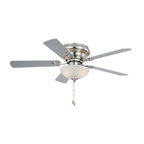 Expo 42" Flush mount Ceiling Fan Satin Nickel