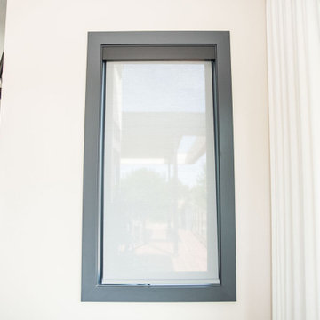 Roller Shades, Cornices and Drapery