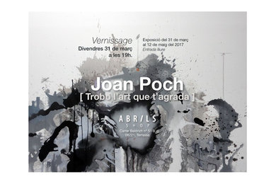 Exposición de Joan Poch en Abrils, Terrassa