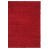 Safavieh August Shag Collection AUG900 Rug, Red, 5'3"x7'6"