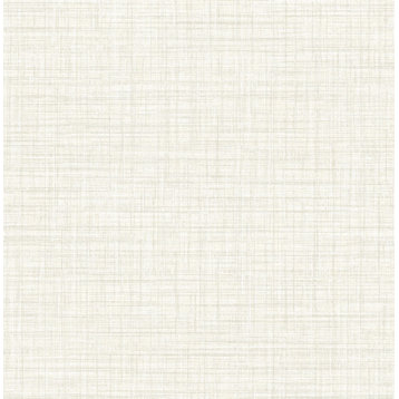 Tuckernuck Off-White Linen Wallpaper Bolt