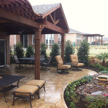 Open Gabled Roof Patio Cover
