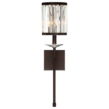 Savoy House Ashbourne 1-Light Wall Sconce, Mohican Bronze