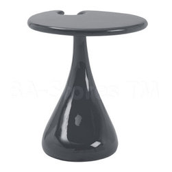 Galan High Gloss Black Side Table - Coffee Tables