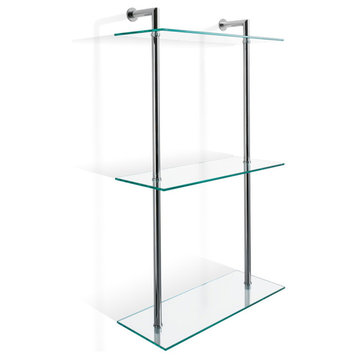 DW 016 Wall Rack in Clear Glass