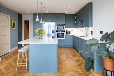 Design ideas for a kitchen in Hertfordshire.
