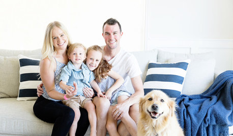 My Houzz: From Boring Brick to Hamptons Chic on a Budget