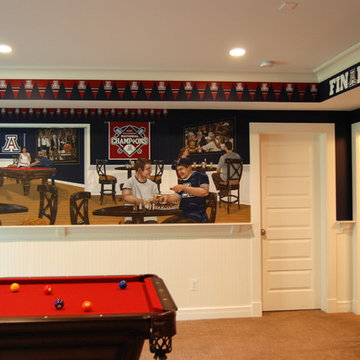University of Arizona Sports Bar themed Mural by Tom Taylor of Wow Effects