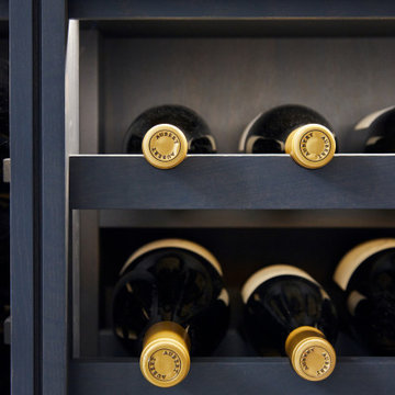 Under-stair wine wall