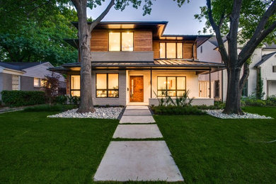 Contemporary home design in Dallas.