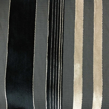Richmond Cut Velvet Upholstery Fabric, Domino
