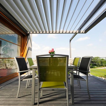 Modern outdoor decking