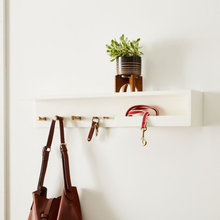 Laundry room coat rack
