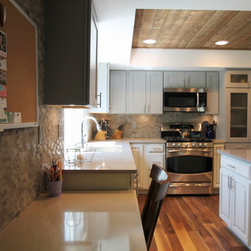 Transitional Two-Toned Kitchen Renovation