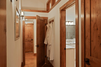 Hallway - contemporary hallway idea in Burlington