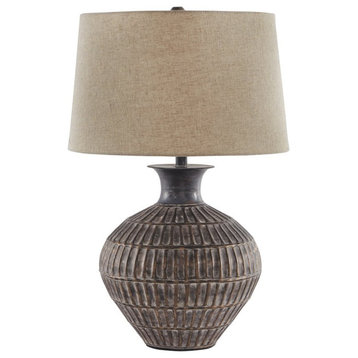 Bowery Hill Metal Table Lamp in Antique Bronze