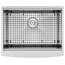 27" Zero Radius Apron Front 16G Stainless Steel Single Basin Kitchen Sink