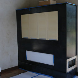 Black Veil Fireplace Surround - Wall Panels