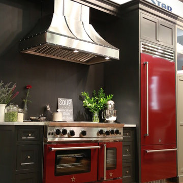 Introducing our new BlueStar Refrigeration in Color with a RNB 48" Range