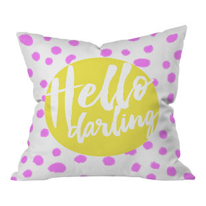 Allyson Johnson 80s Glam Outdoor Throw Pillow Contemporary Outdoor Cushions And Pillows By Deny Designs