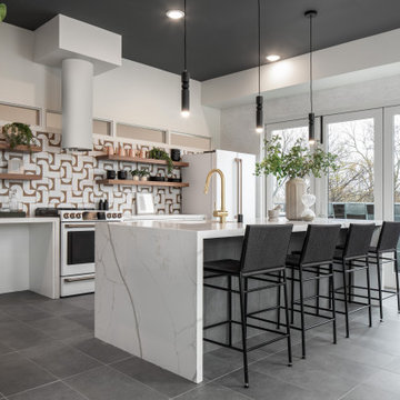 Commercial Amenity Kitchen Backsplash