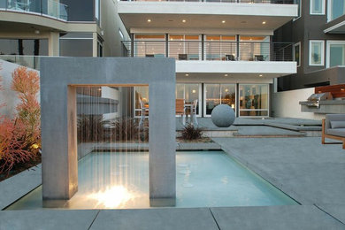 Example of a trendy exterior home design in Orange County