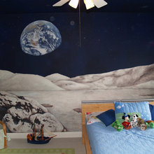 Outer space bedroom