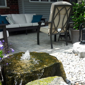 Water Feature with Underground Cistern