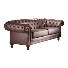 50 Most Popular Brown Chesterfield Sofas Couches For 2020 Houzz
