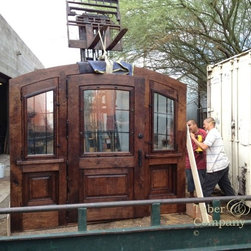 Custom Solid Wood Door With Sidelights - Front Doors