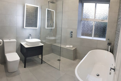 Wet Rooms - Tiled Floor