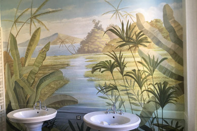Peinture Murale Chambre et salle de bain