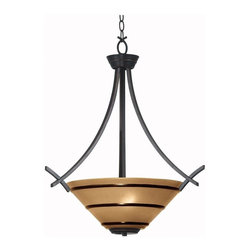 Kenroy Home - Kenroy Home Wright Pendant Light - 23W in. Oil Rubbed Bronze - 90084ORB - Outdoor Lighting