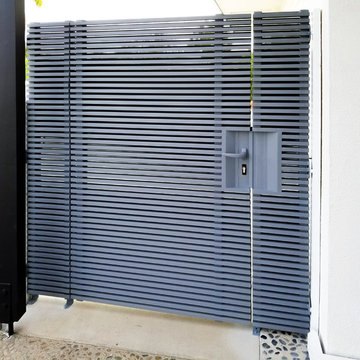Gray Contemporary Aluminum