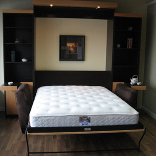 Inspiration for a contemporary home theater remodel in Vancouver