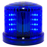 Fortune Products - Ultra Bright Amber LED RC Beacon Frequency 1 Blue, Frequency 1 - These beacons are virtually the same as the standard PL-300 models, but can be turned on/off by remote control. Using RF (radio frequency), remote-use distance is up to 120 in a visually direct line. Whether inside a vehicle, across a factory floor or down the road, the importance of RC control cannot be overstated. Available in 5 different frequencies. For permanent applications, there is a 4.5V jack located on the bottom for use with an adapter/transformer.