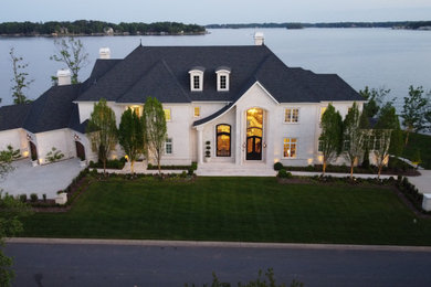 Traditional house exterior in Charlotte.